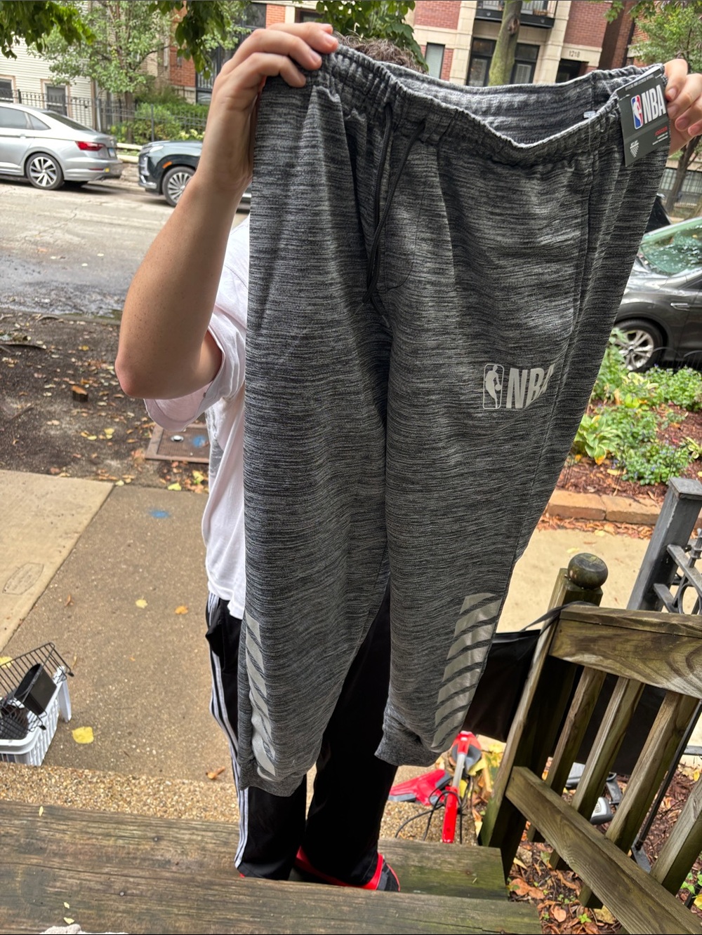 NBA Gray Heather ' Jogger Sweatpants